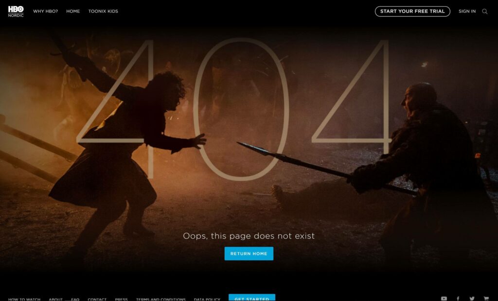 HBO Nordic 404 Page 2019